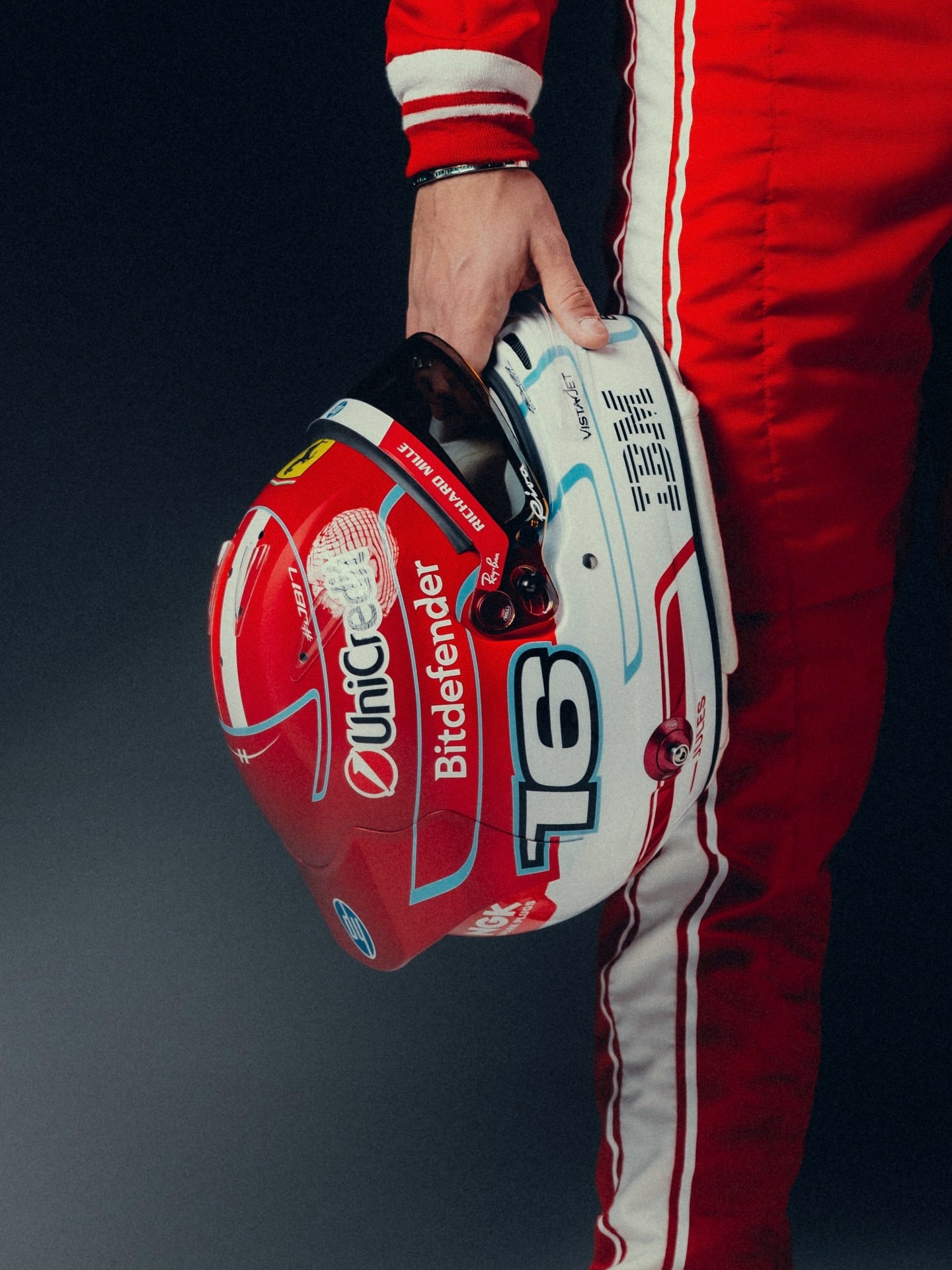 Charles Leclerc 2026 Replika-Rennanzug für F1-Fans und Sammler