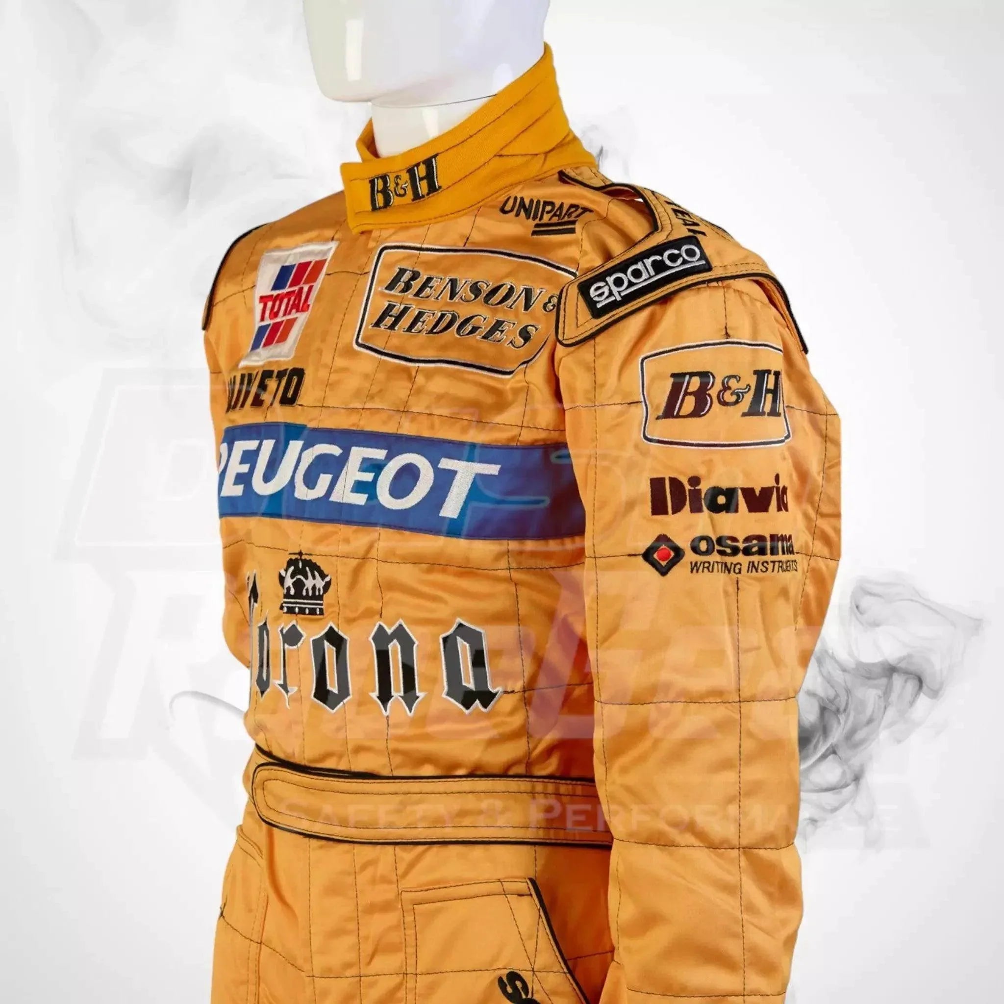 1996 Jordan Peugeot Benson & Hedges Sparco Formula 1 NIGEL MANSELL’S Race Suit