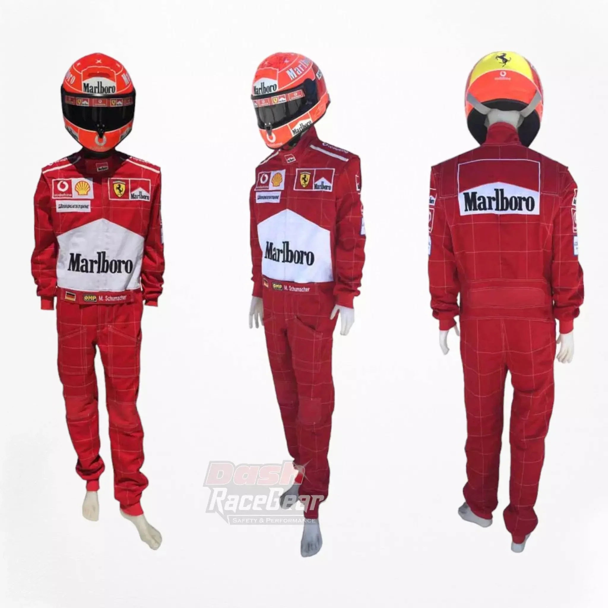 2004 Michael Schumacher Ferrari F1 Embroidered Racing Suit