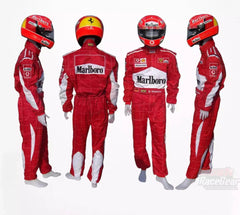 Michael Schumacher Ferrari F1 Rennanzug von 2006 mit Stickerei