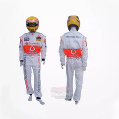 2007 Fernando Alonso McLaren F1 Rennanzug mit Stickerei