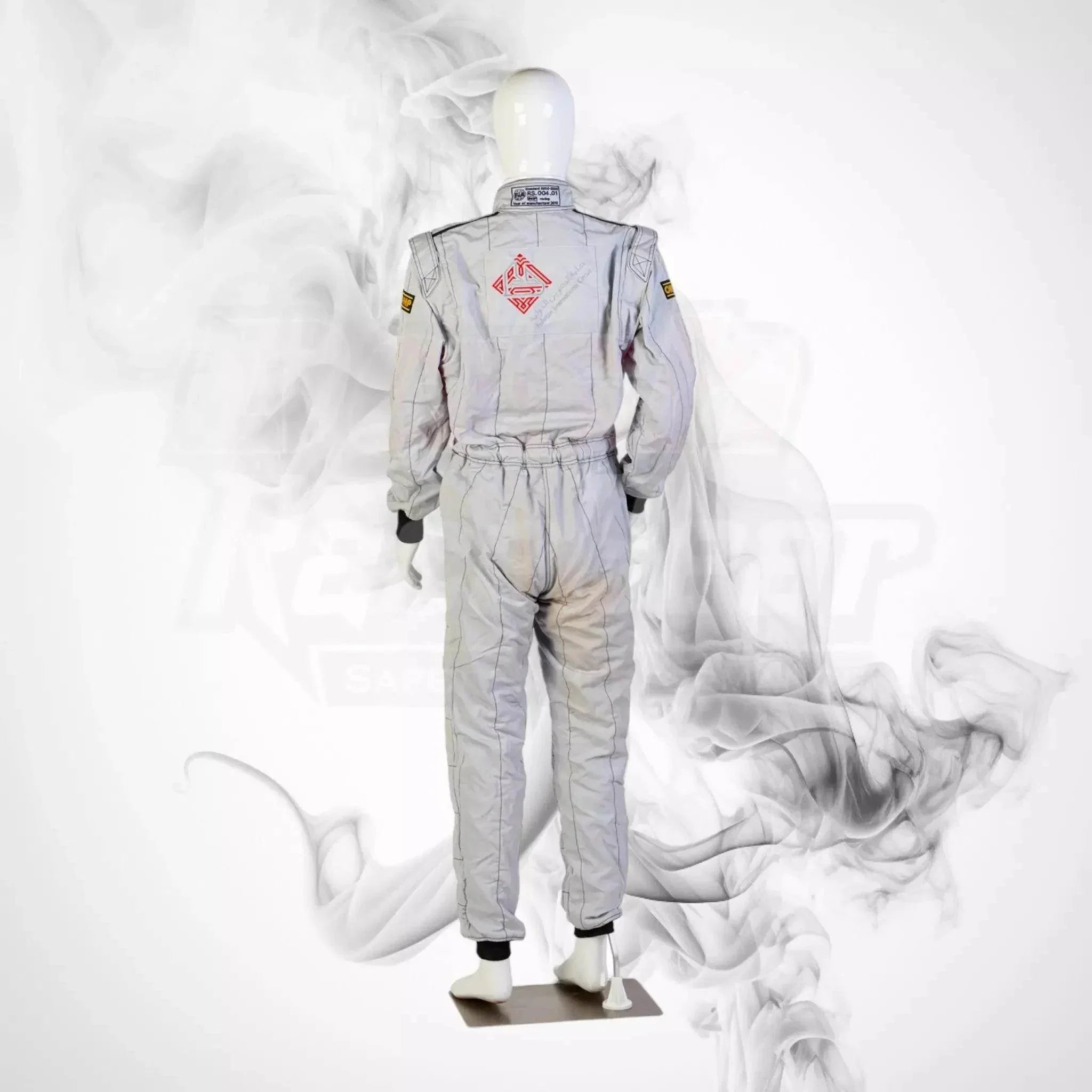 2010 Formula 1 50th Anniversary Bahrain Grand Prix Demonstration OMP NIGEL MANSELL’S Race Suit