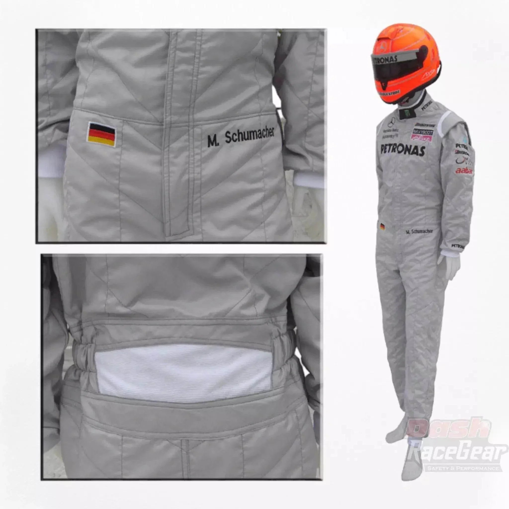 2010 Michael Schumacher Mercedes Benz F1 Embroiderd Race Suit