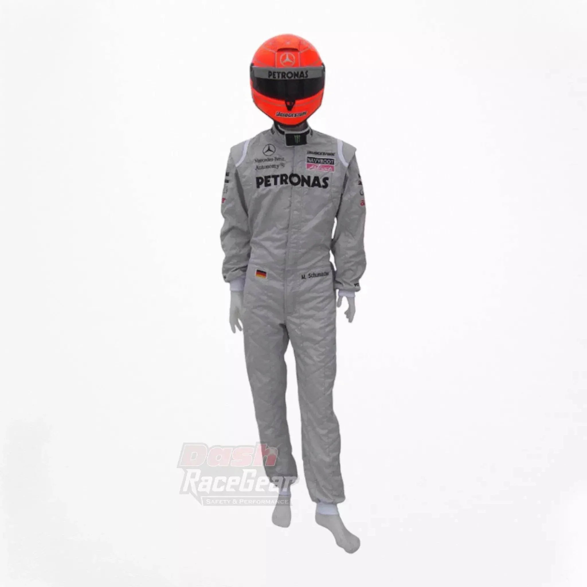 2010 Michael Schumacher Mercedes Benz F1 Embroiderd Race Suit