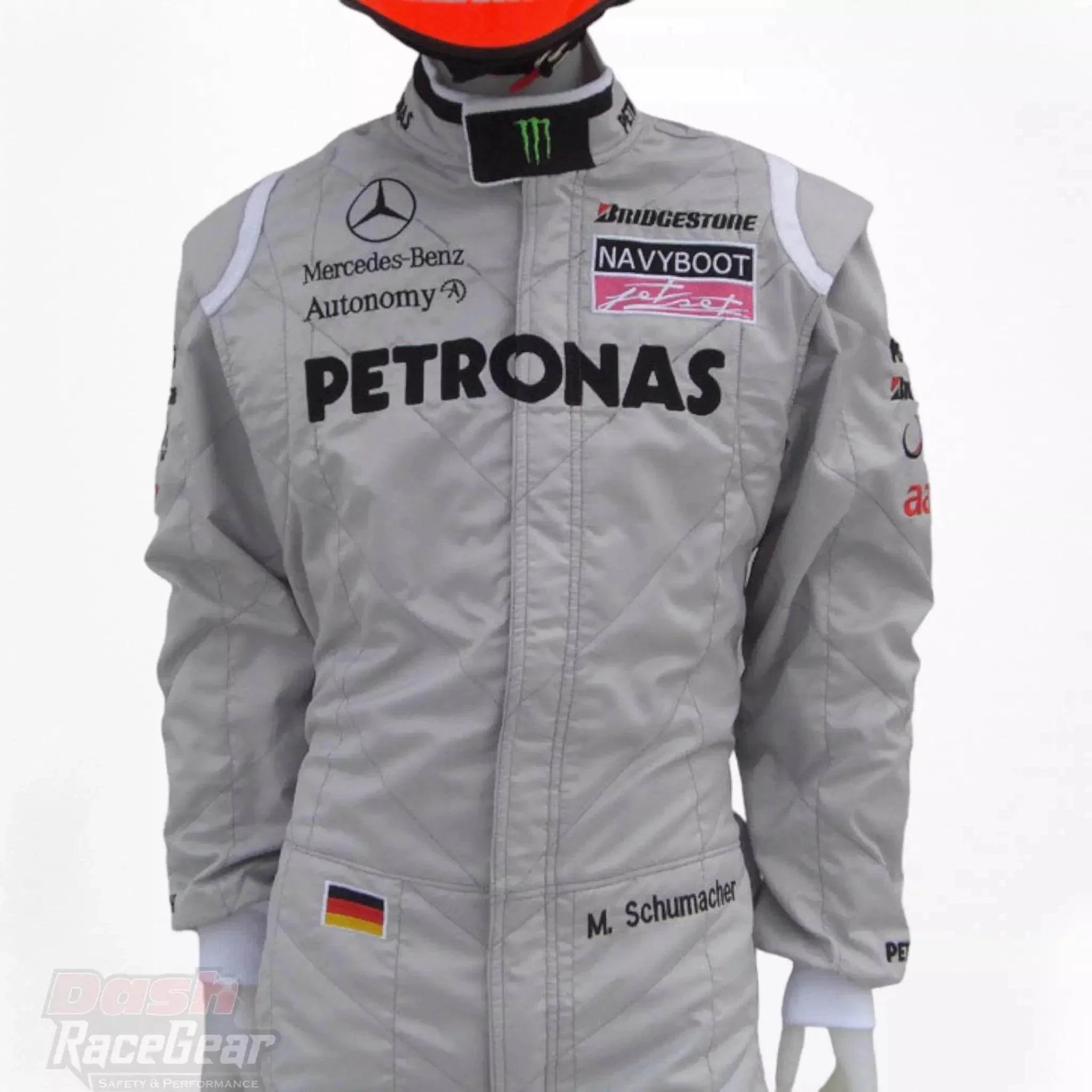 2010 Michael Schumacher Mercedes Benz F1 Embroiderd Race Suit
