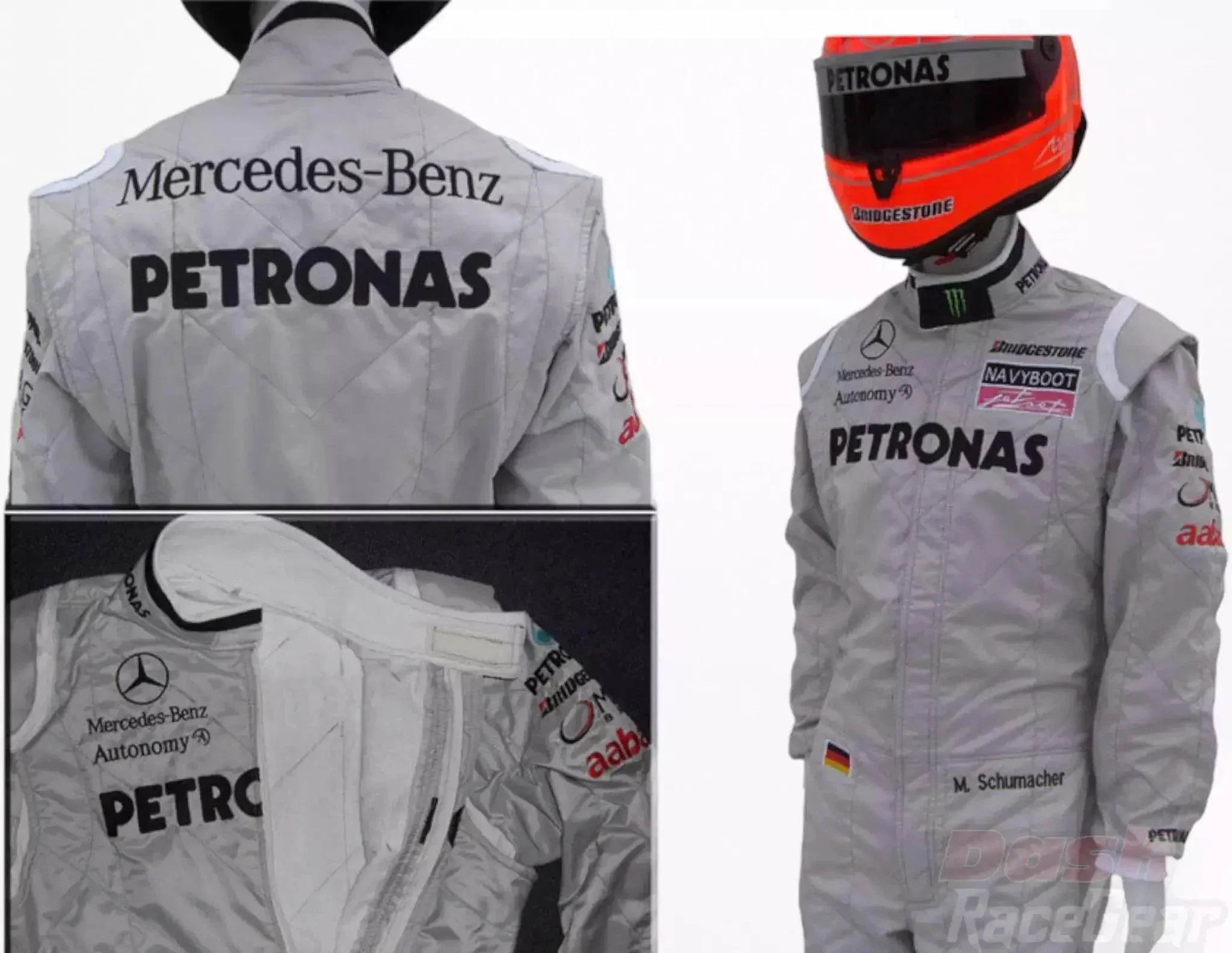 2010 Michael Schumacher Mercedes Benz F1 Embroiderd Race Suit