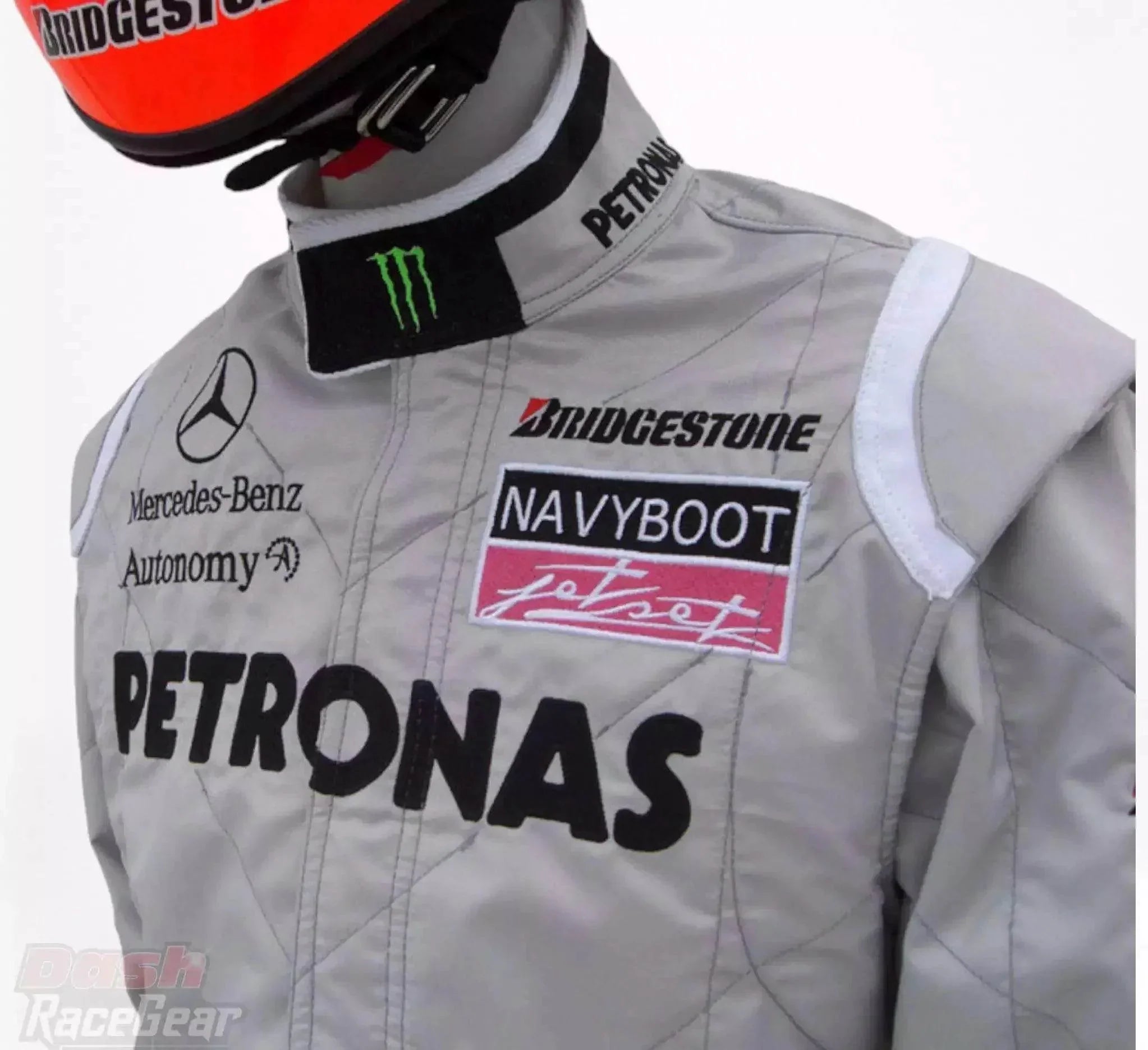 2010 Michael Schumacher Mercedes Benz F1 Embroiderd Race Suit