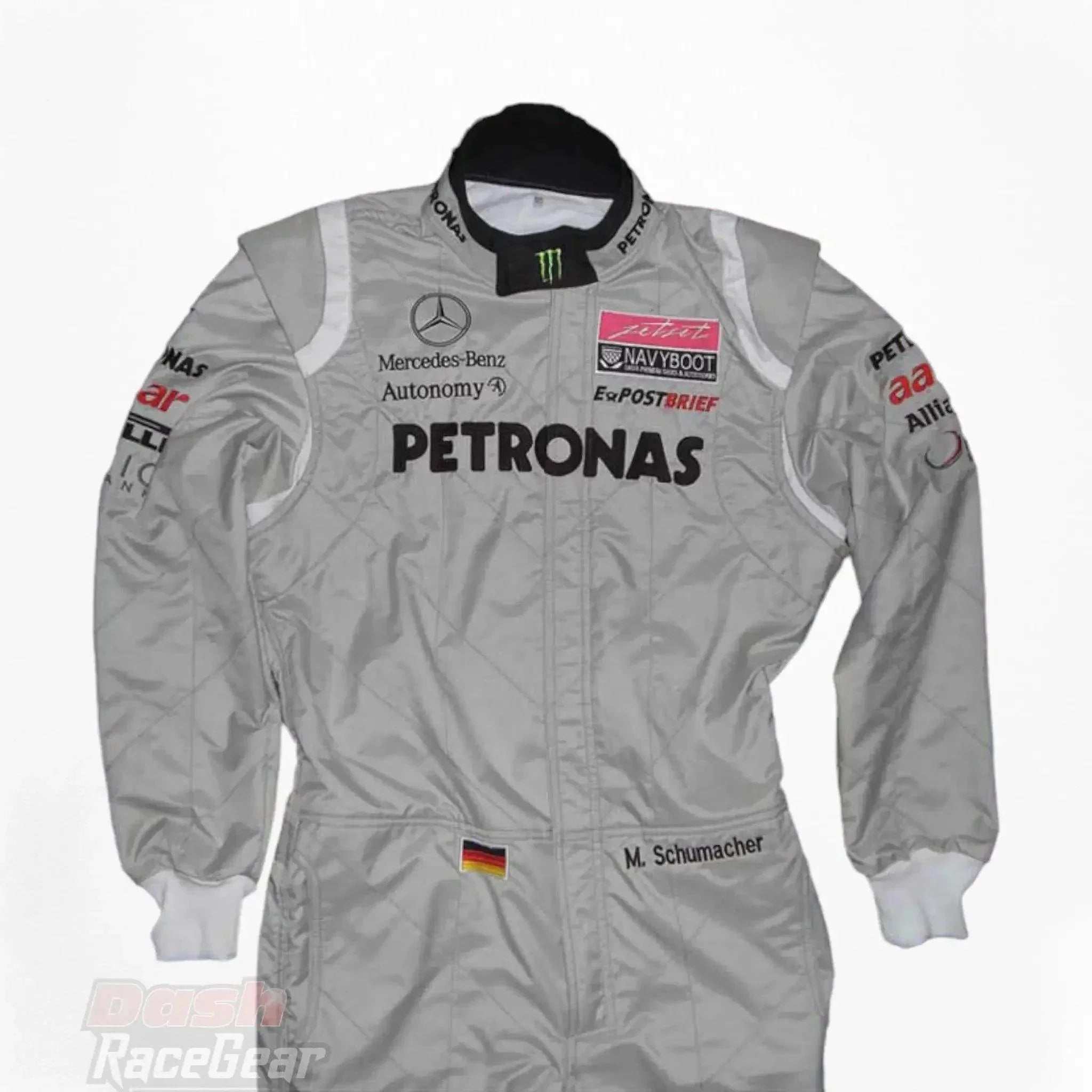 2011 Michael Schumacher Mercedes Benz F1 Embroidered Race Suit