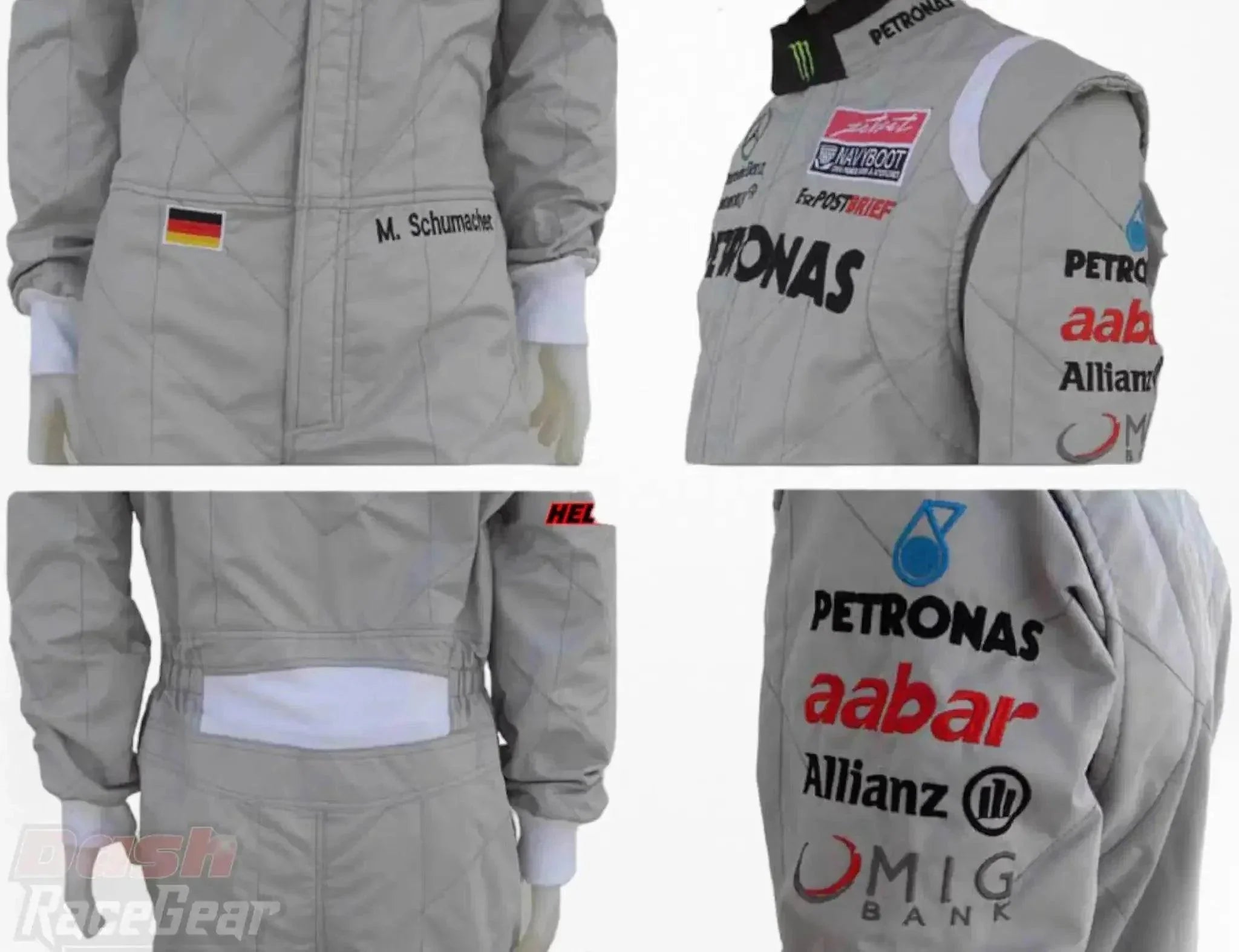 2011 Michael Schumacher Mercedes Benz F1 Embroidered Race Suit