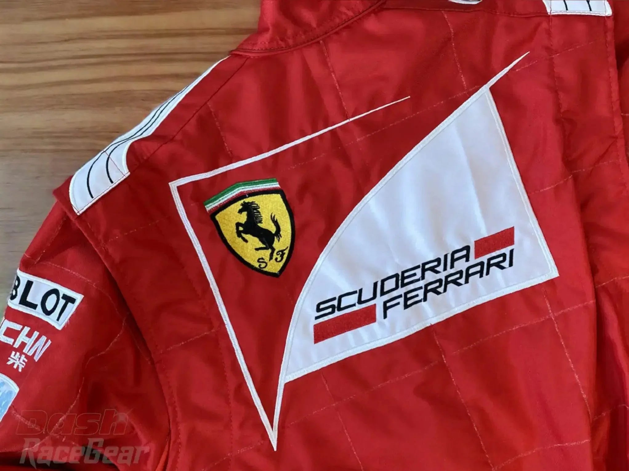 2014 Fernando Alonso Ferrari F1 Embroidered Racing Suit