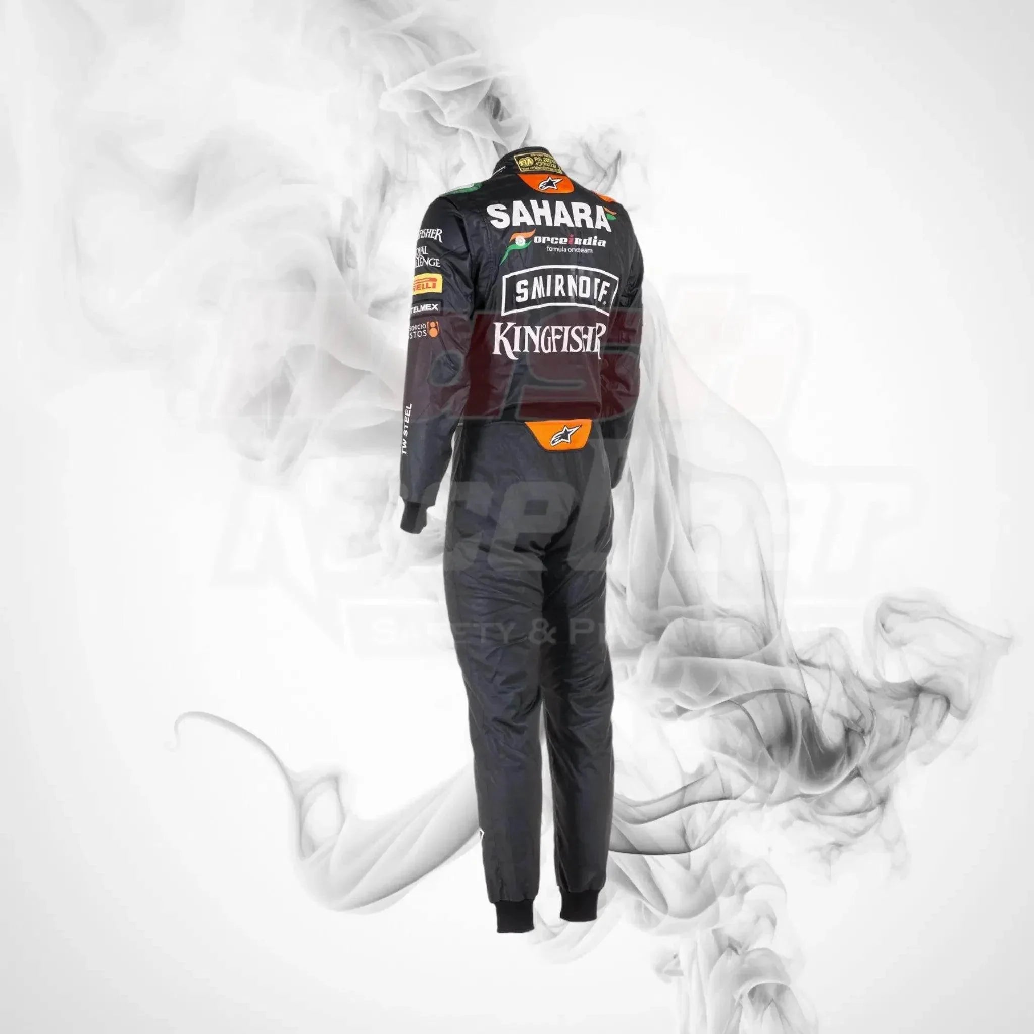 2014 Sergio Pérez Sahara Force F1 Racing Suit