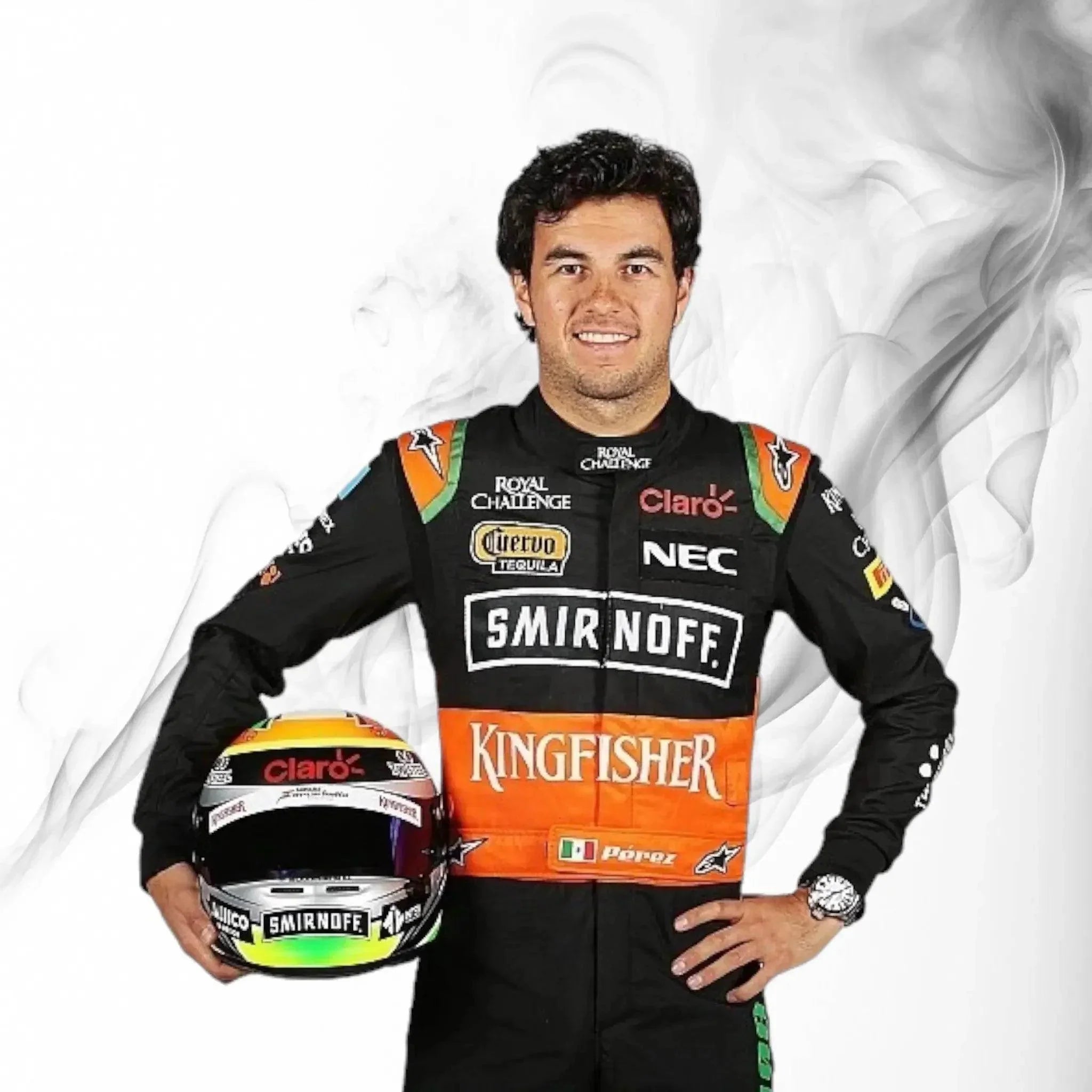 2015 Sergio Perez Force India Formula 1 Suit