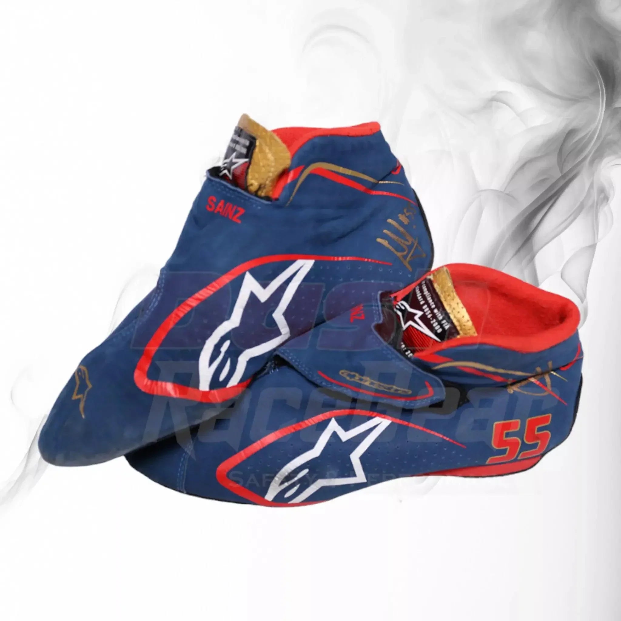2016 Carlos Sainz Malaysian GP F1 Race boots