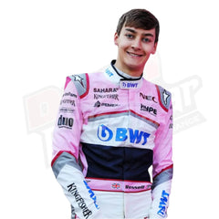 2017 George Russell F1 Rennanzug BWT