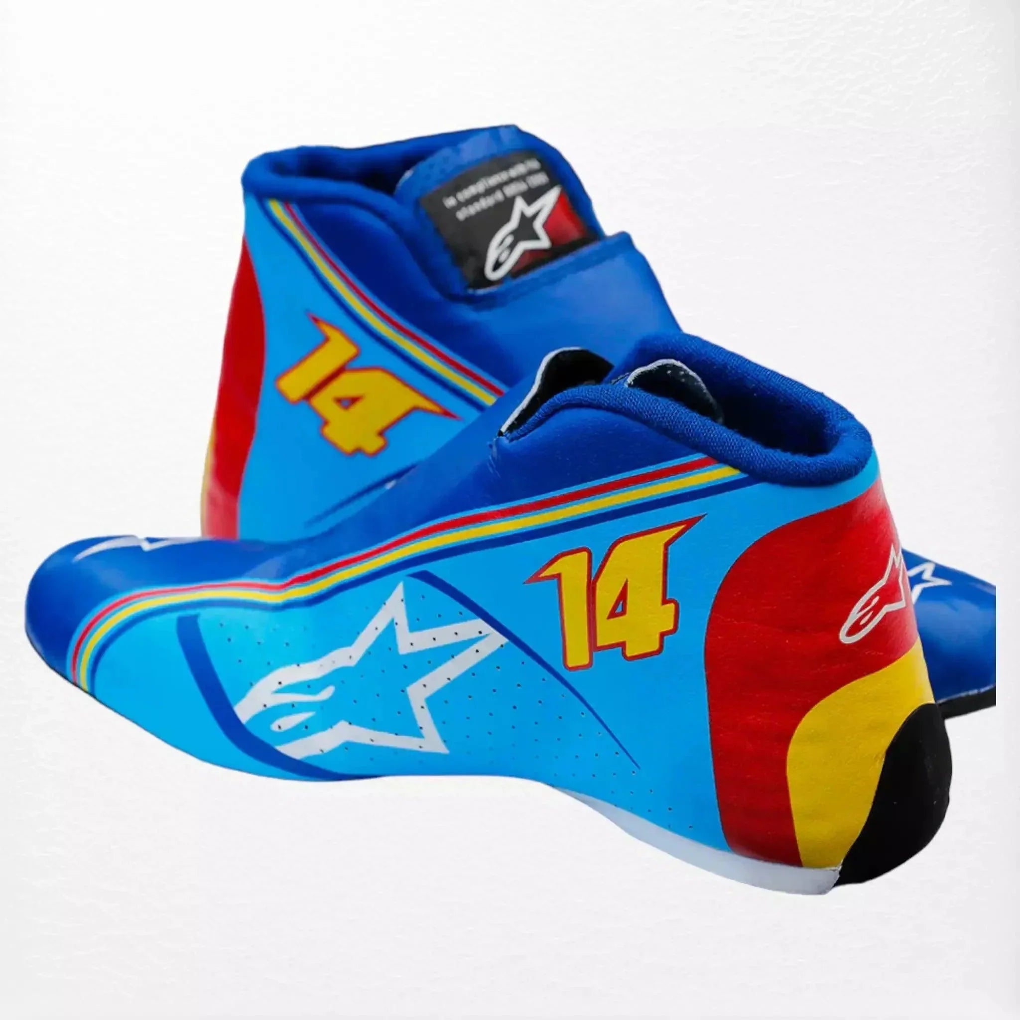 2018 Fernando Alonso 300GP Racing shoes | F1 Round 7