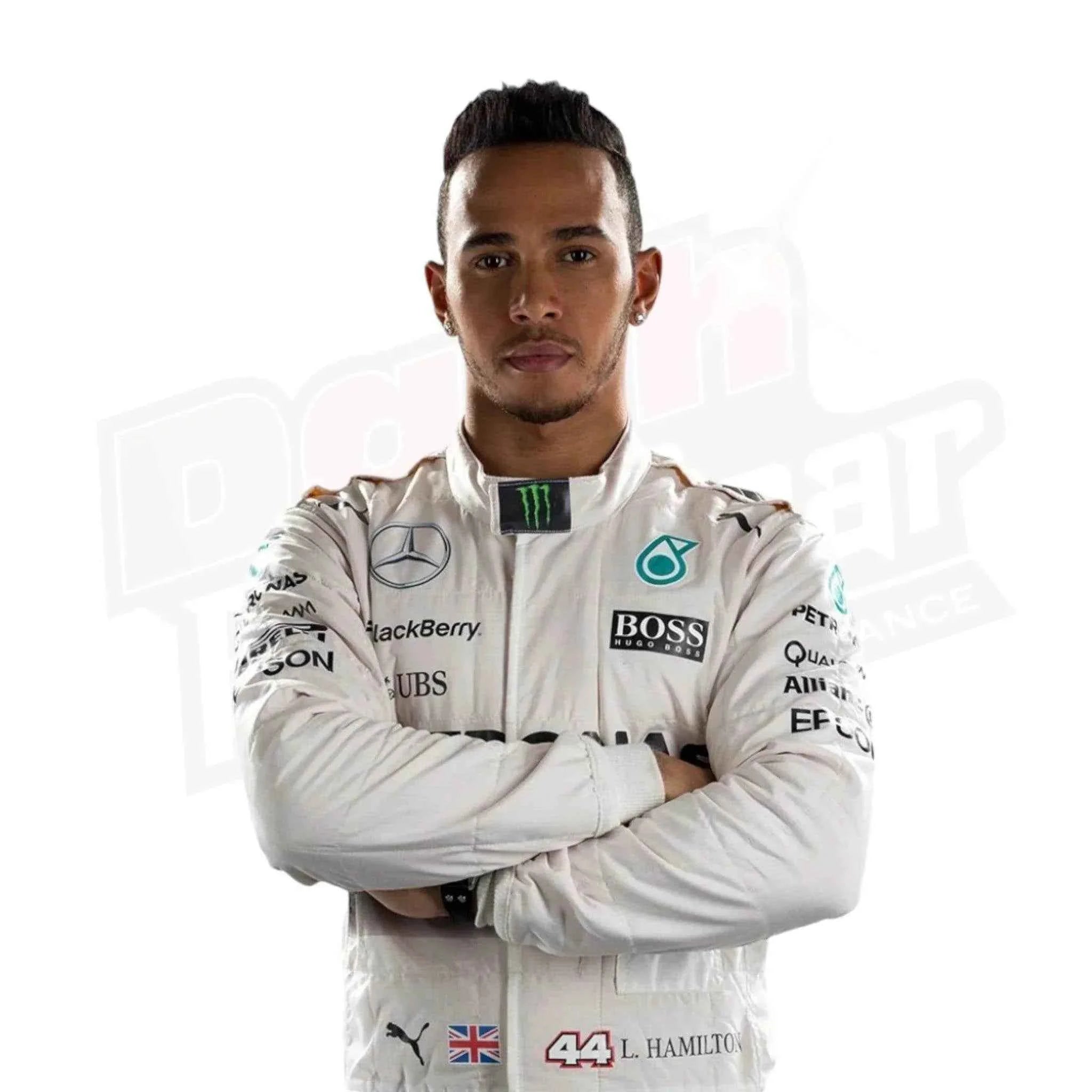 2018 LEWIS HAMILTON MERCEDES AMG F1 RACE SUIT KIDS