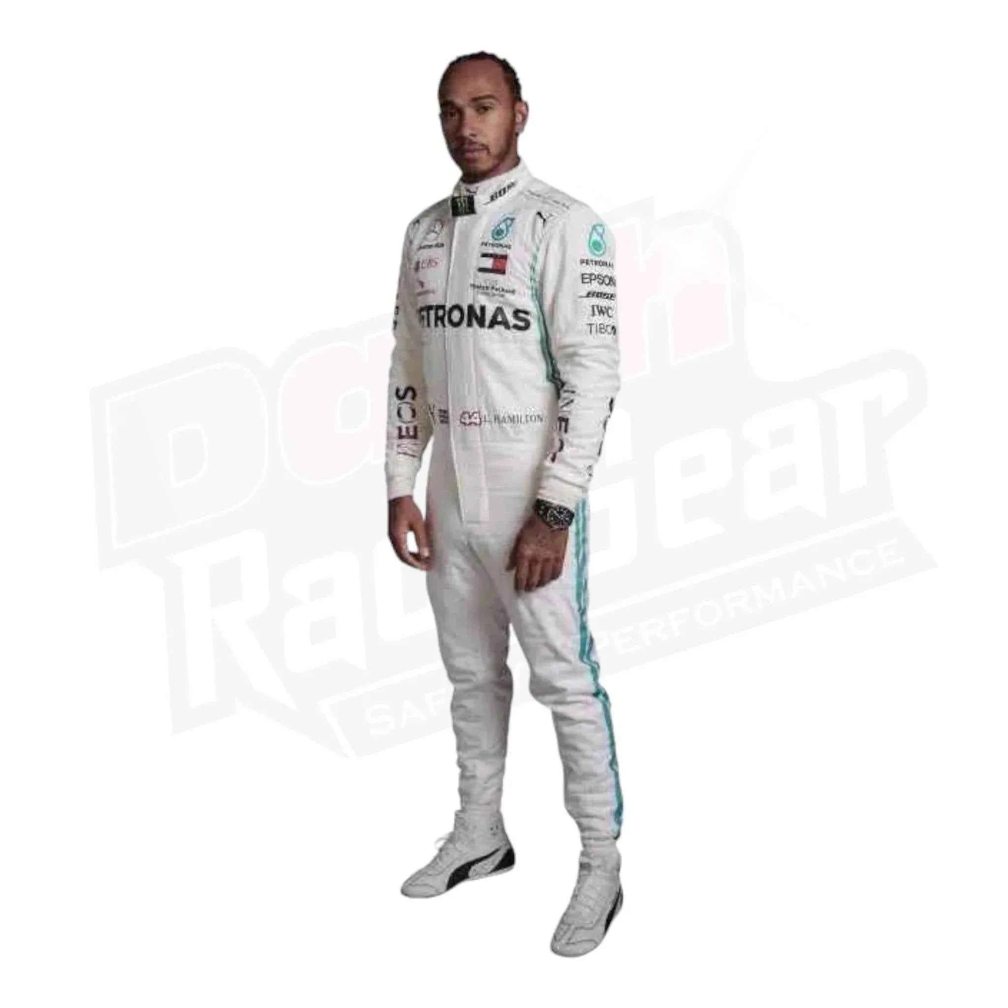 2018 LEWIS HAMILTON MERCEDES AMG F1 RACE SUIT KIDS