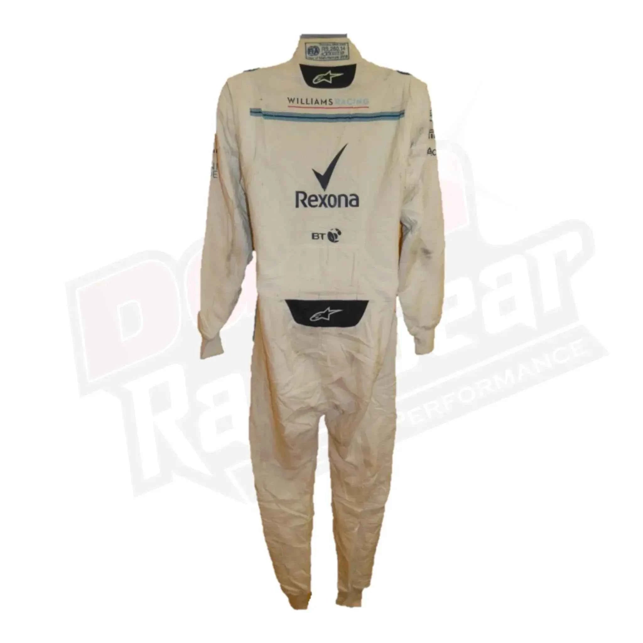 2018 Lance Stroll Abu Dhabi GP Williams race suit KIDS
