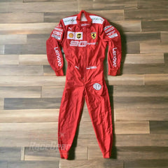 2019 Charles Leclerc Scuderia Ferrari 90 Jahre Bestickter Rennanzug