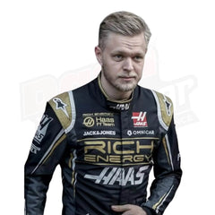 Kevin Magnussens Haas F1-Rennanzug von 2019 
