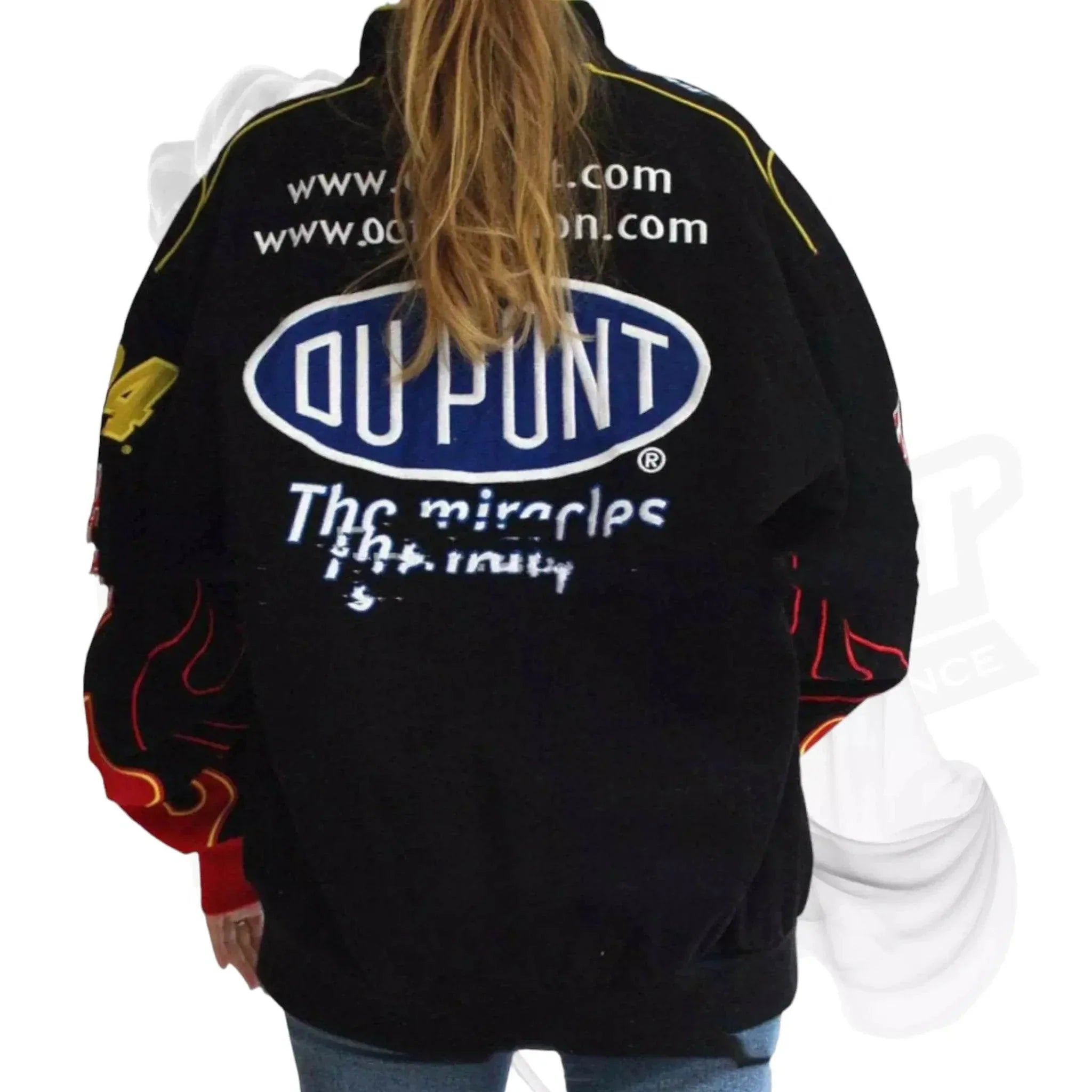 Vintage Dupont Windbreaker Printed Jacket