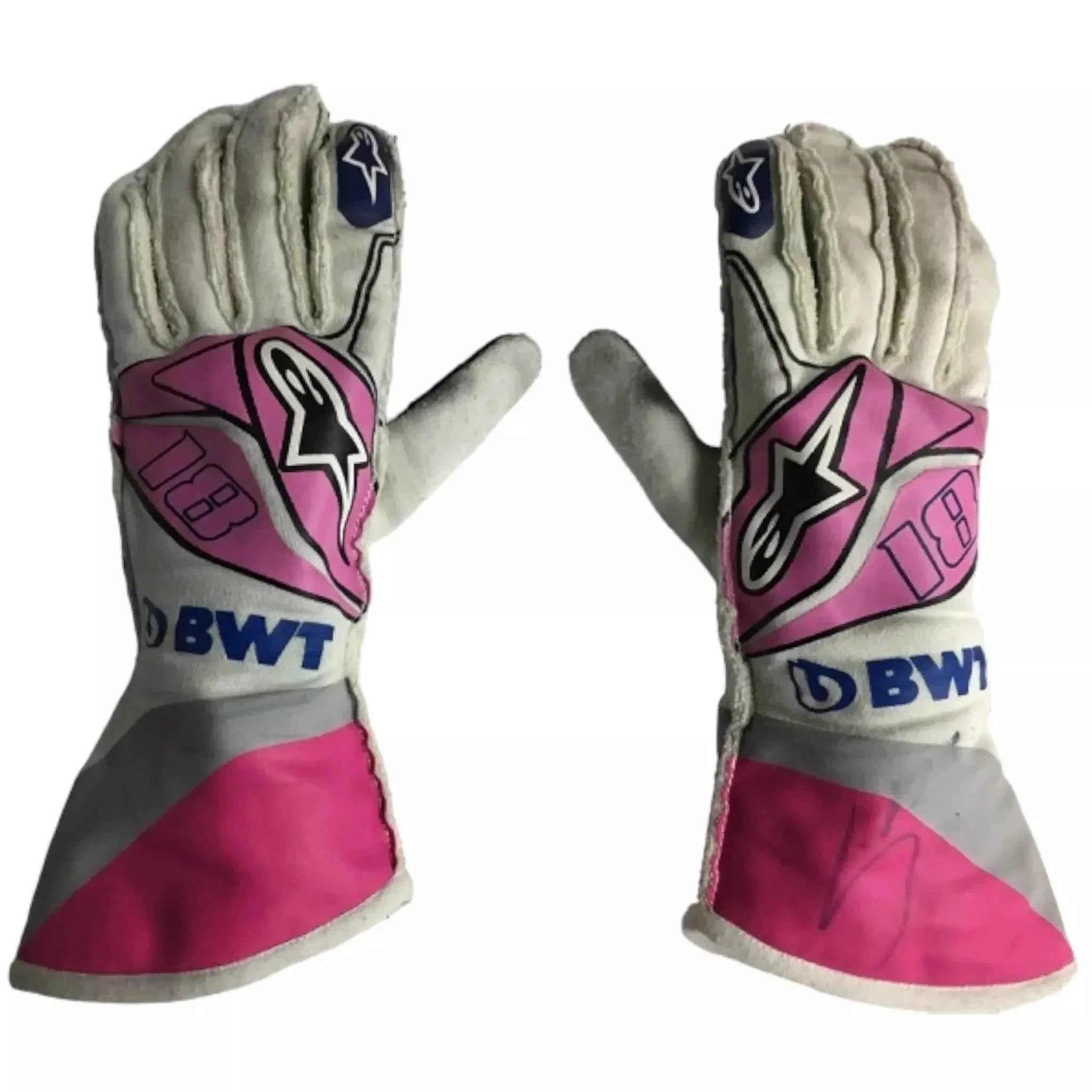 2020 Lance Stroll Racing Gloves F1 Racing Gloves