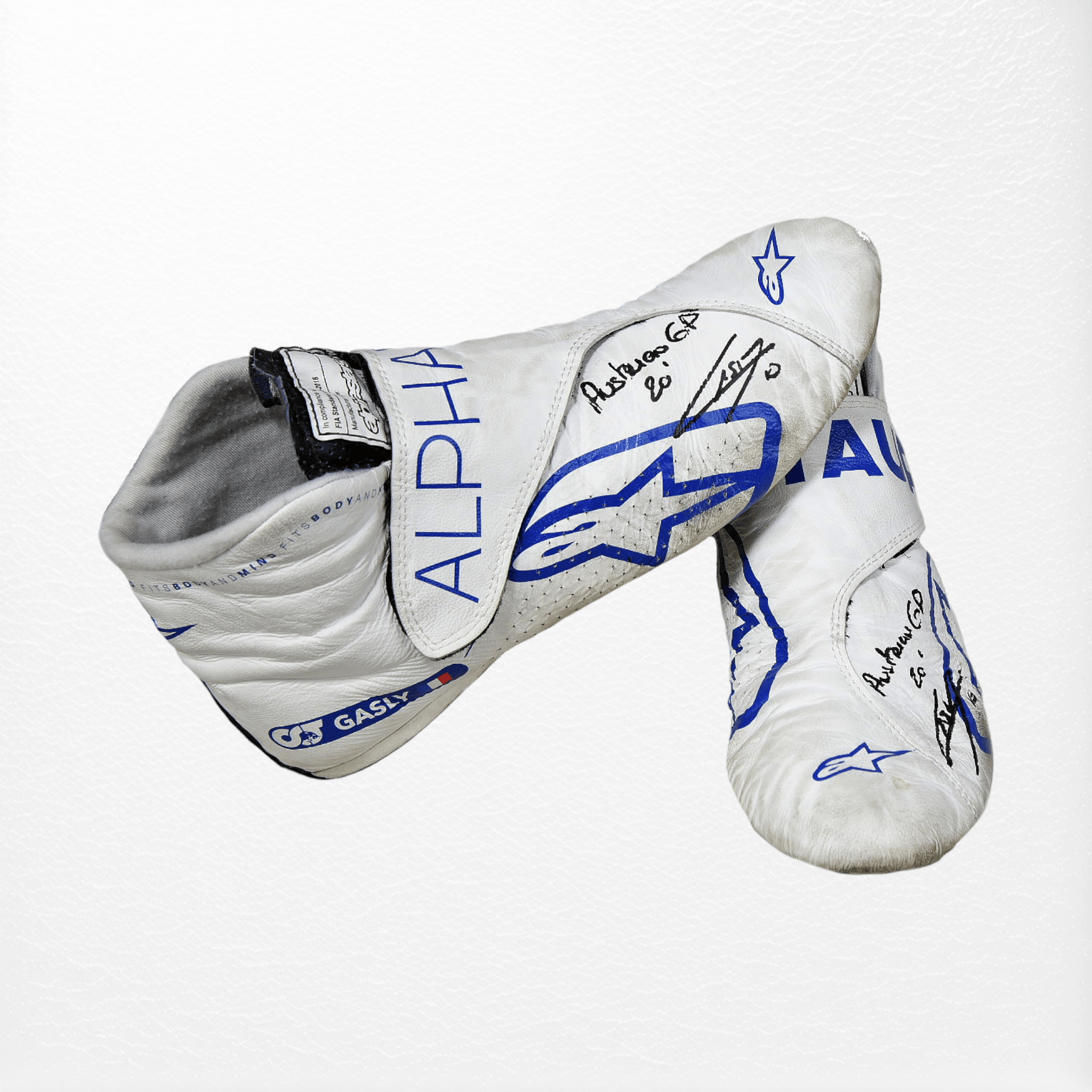 2020 Pierre Gasly Race Austrian Grand Prix's Scuderia AlphaTauri F1 Boots 14 US 48 EURO