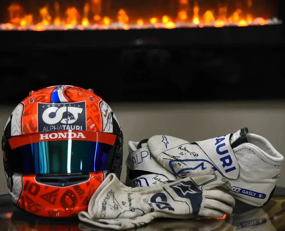 2020 Pierre Gasly Race Austrian Grand Prix's Scuderia AlphaTauri F1 Boots