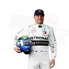 2020 Valtteri Bottas Mercedes AMG F1 Rennanzug für Kinder