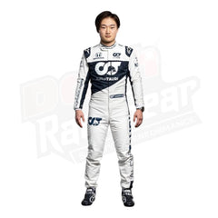 2020 Yuki Tsunoda AlphaTauri F1 Rennanzug