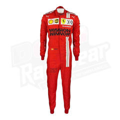 Carlos Sainz Rennanzug Scuderia Ferrari F1 für Kinder, 2021