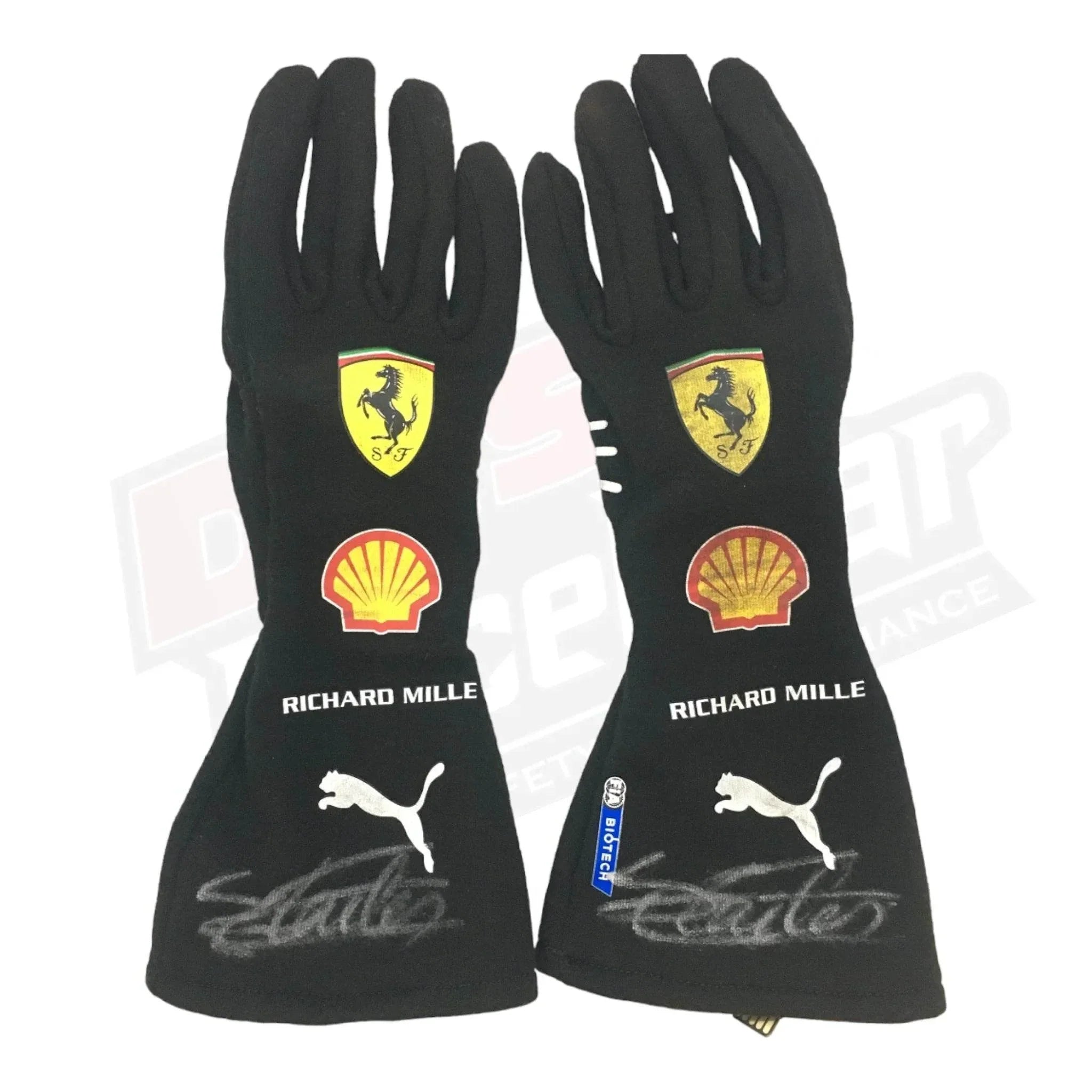 2021 Charles Leclerc Ferrari Monaco GP F1 gloves