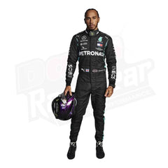 Lewis Hamilton Mercedes AMG F1 Rennanzug 2021 für Kinder