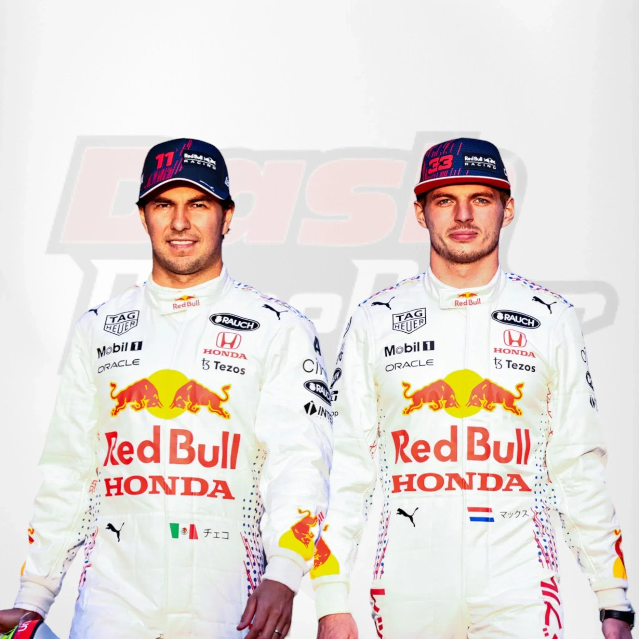 2021 Max Verstappen Sergio Pérez F1 Team Race Suit - Turkish GP