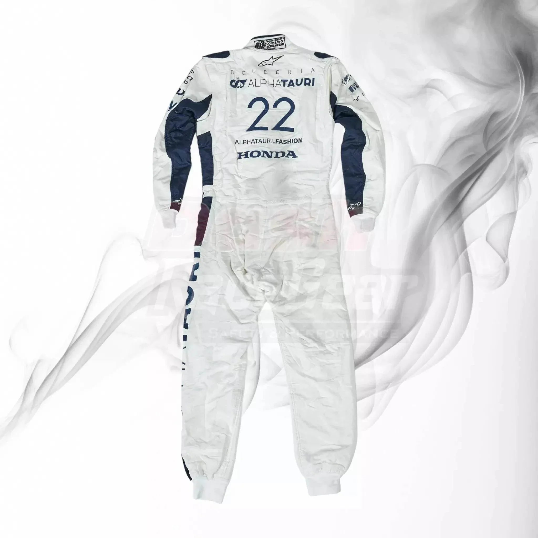 2021 Yuki Tsunoda Rookie Season AlphaTauri F1 Suit