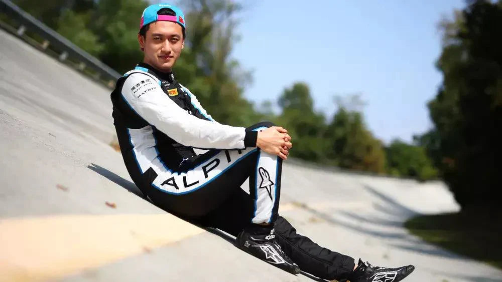 2021 Zhou Guanyu Alpinestar F2 Race Shoes