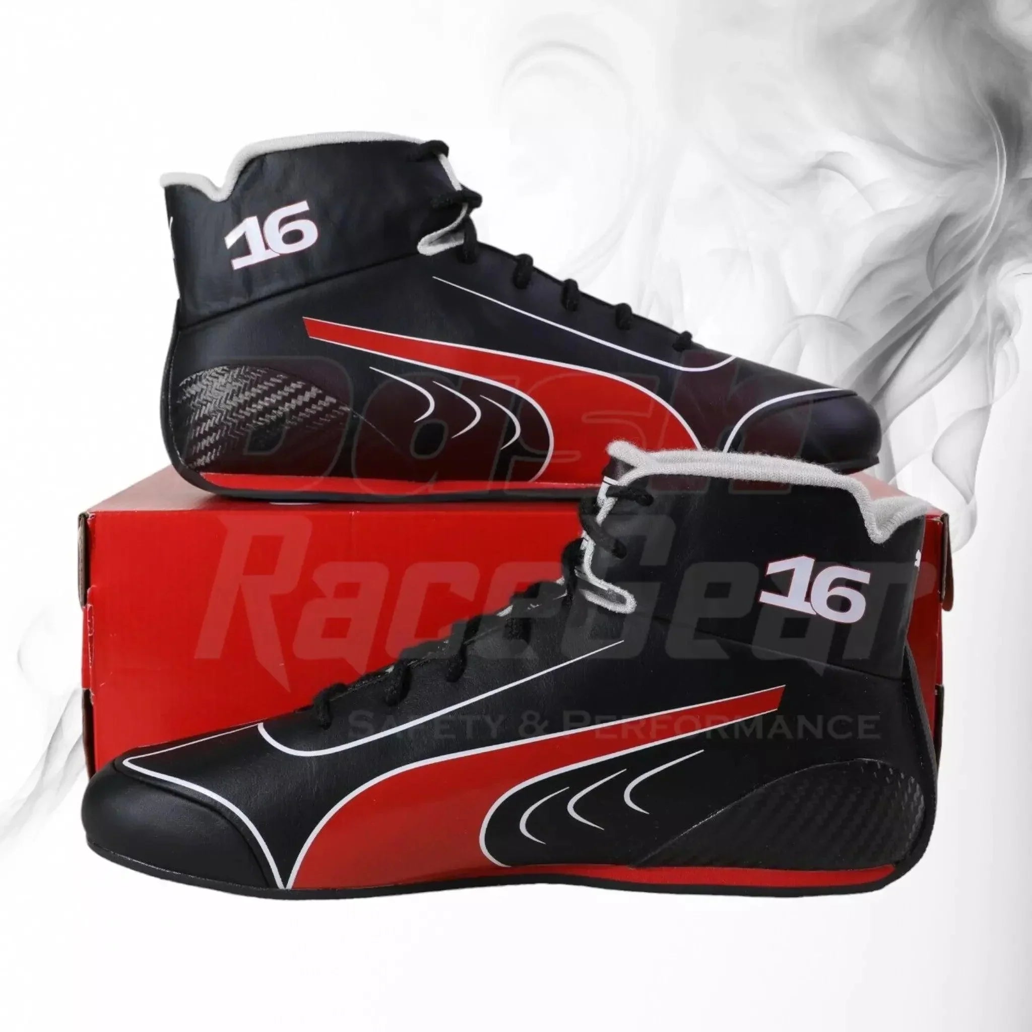 2022 New Charles Leclerc Ferrari F1 Racing Boots 14 US 48 EURO