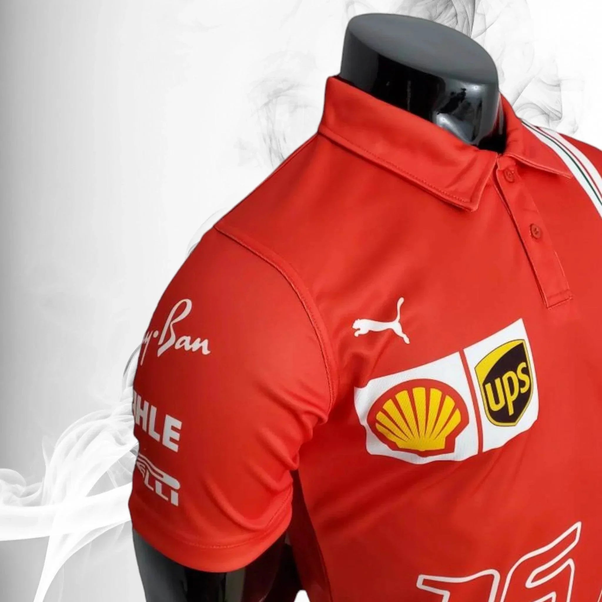 2022 Ferrari Charles Leclerc F1 Polo Shirt