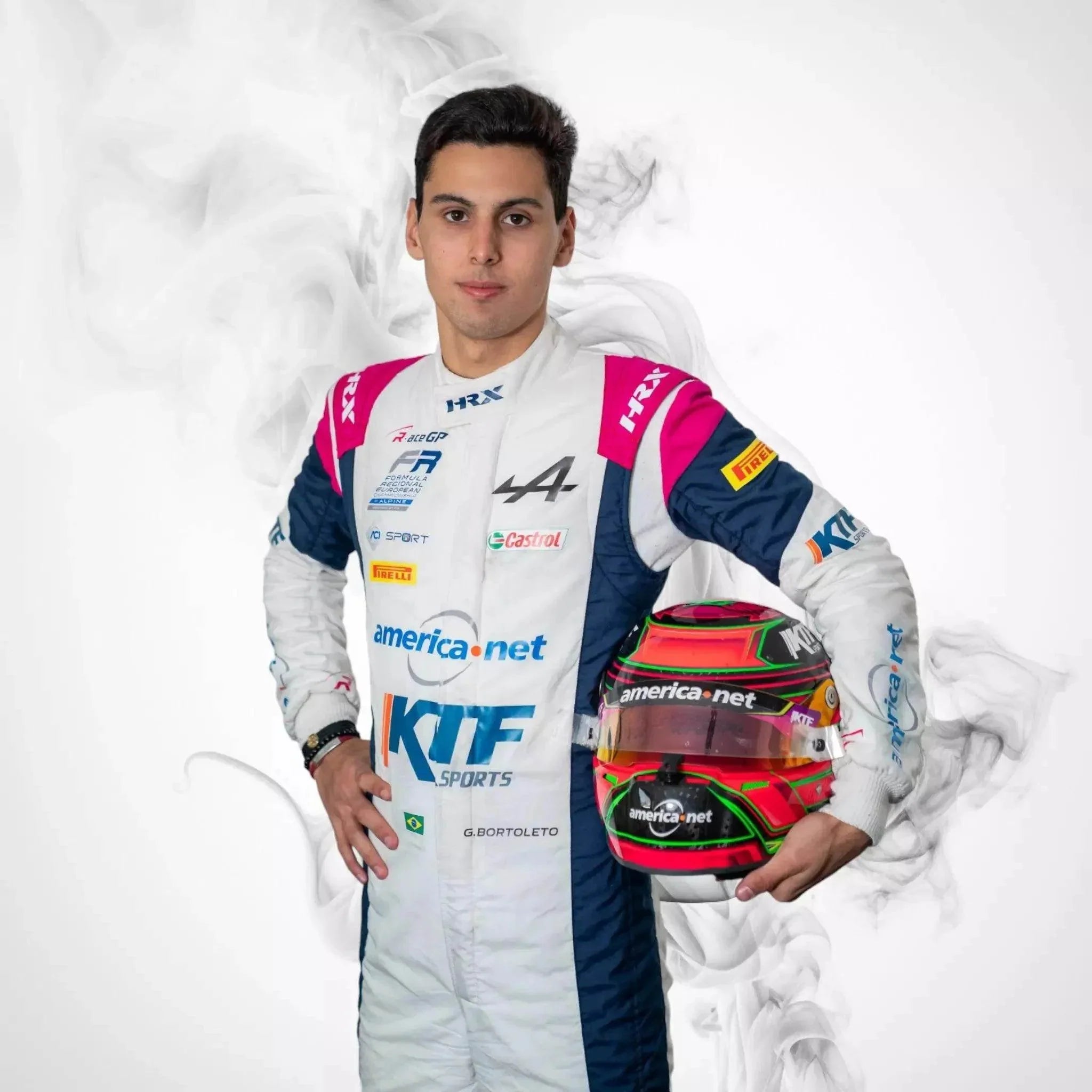 2022 Gabriel Bortoleto Trident Suit