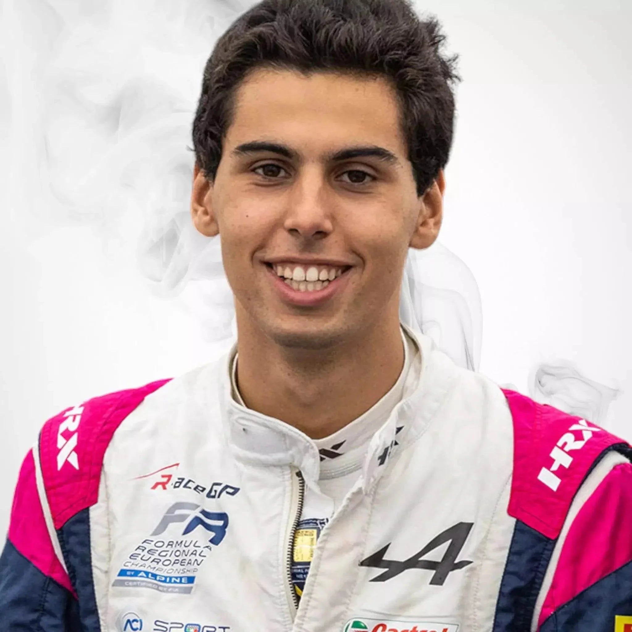 2022 Gabriel Bortoleto Trident Suit