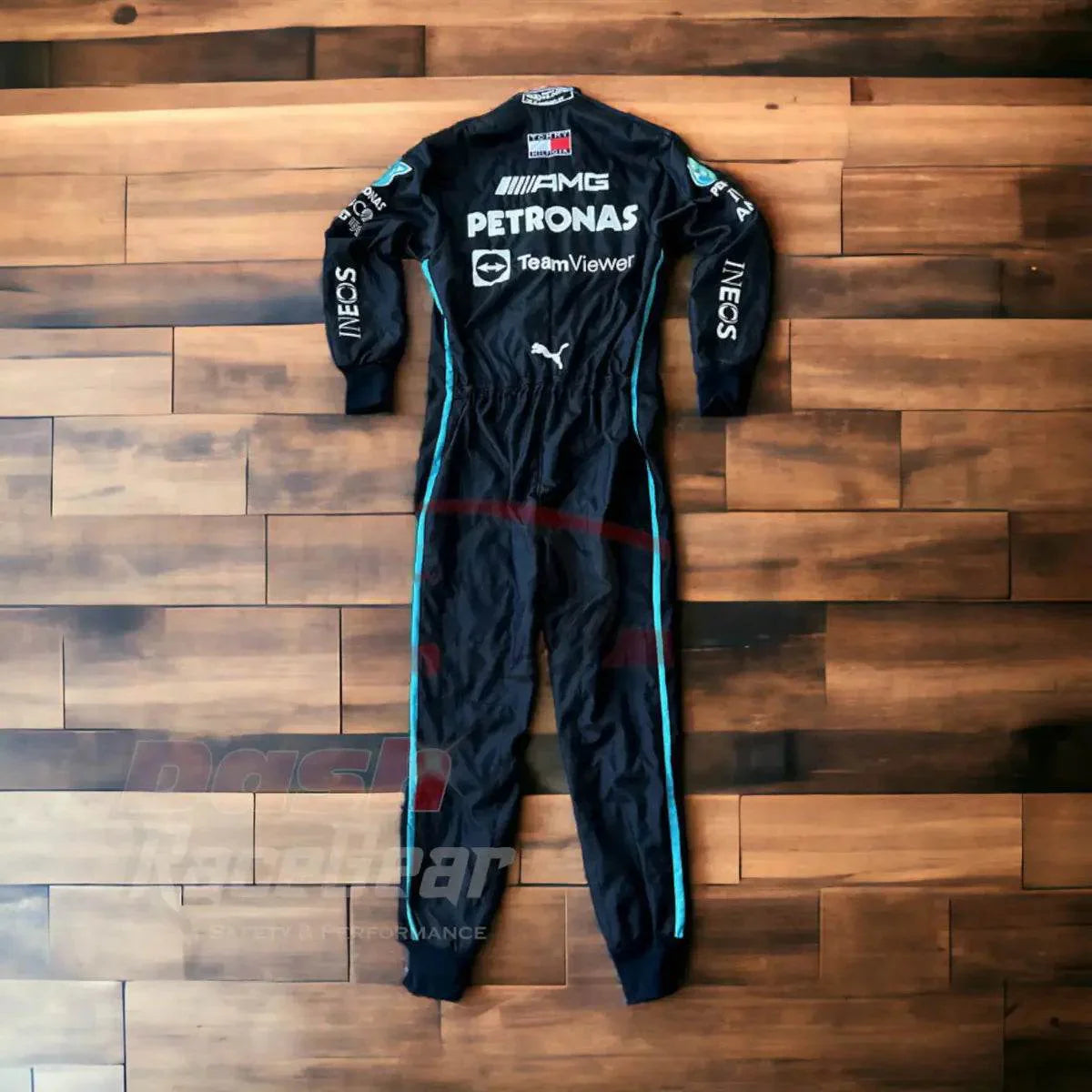 2022 Lewis Hamilton Mercedes Benz F1 Embroidered Race Suit