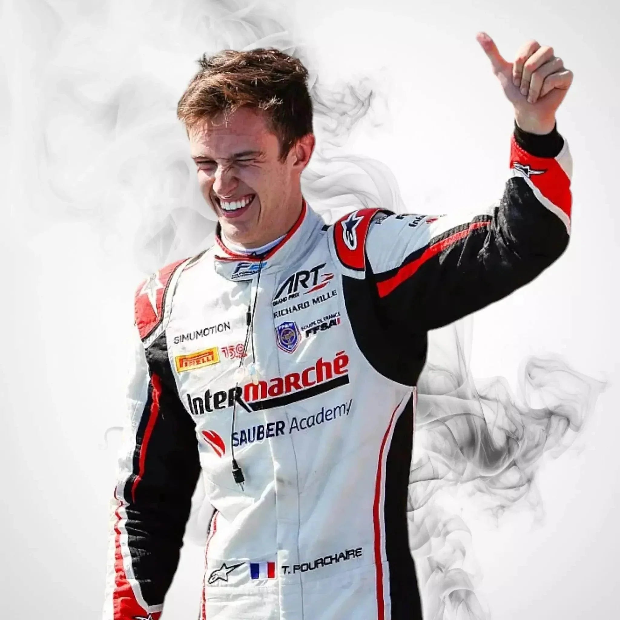 2022 Formula 2 Théo Pourchaire Suit