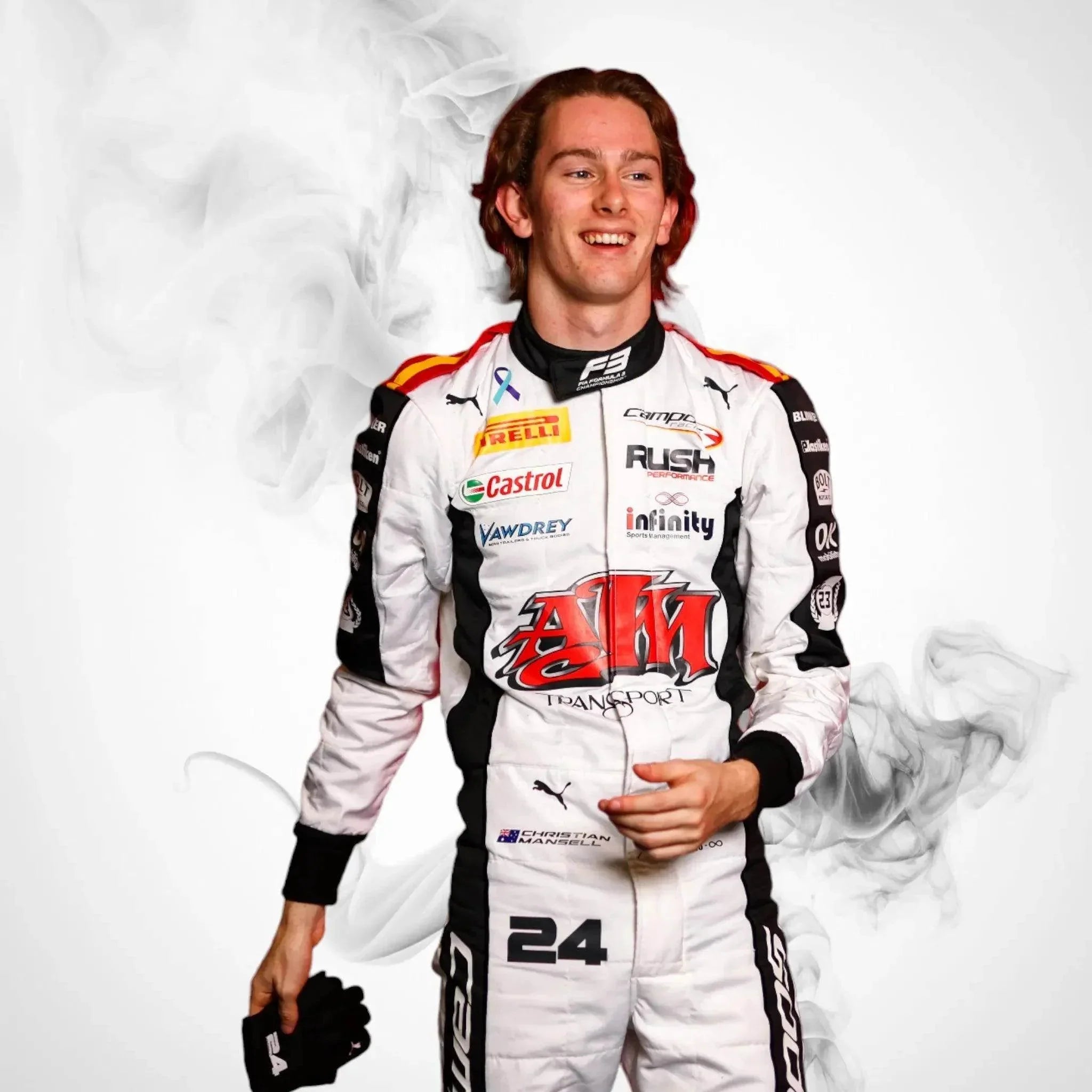 2023 Christian Mansell Campos Racing Suit