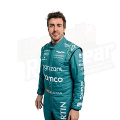 Offizieller Fernando Alonso Aston Martin F1 Rennanzug 2023