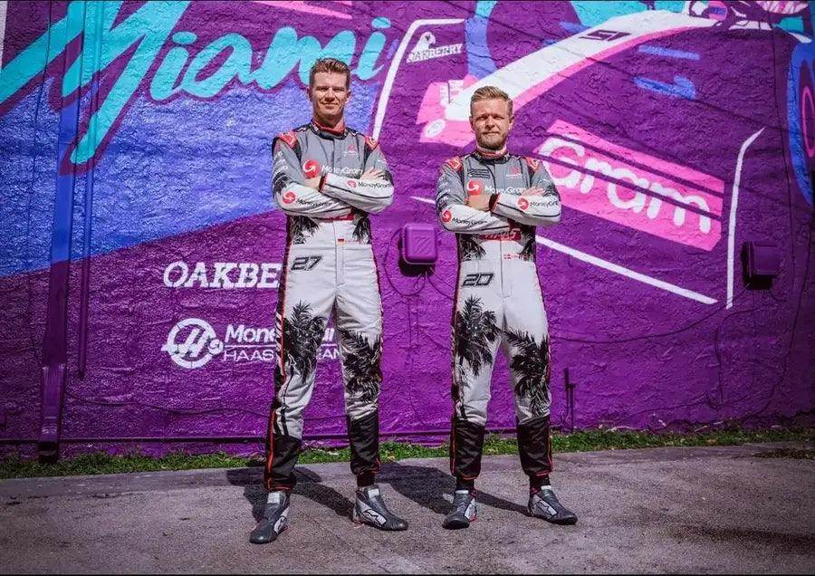 2023 Kevin Magnussen Haas F1 Team Race Suit - Miami GP