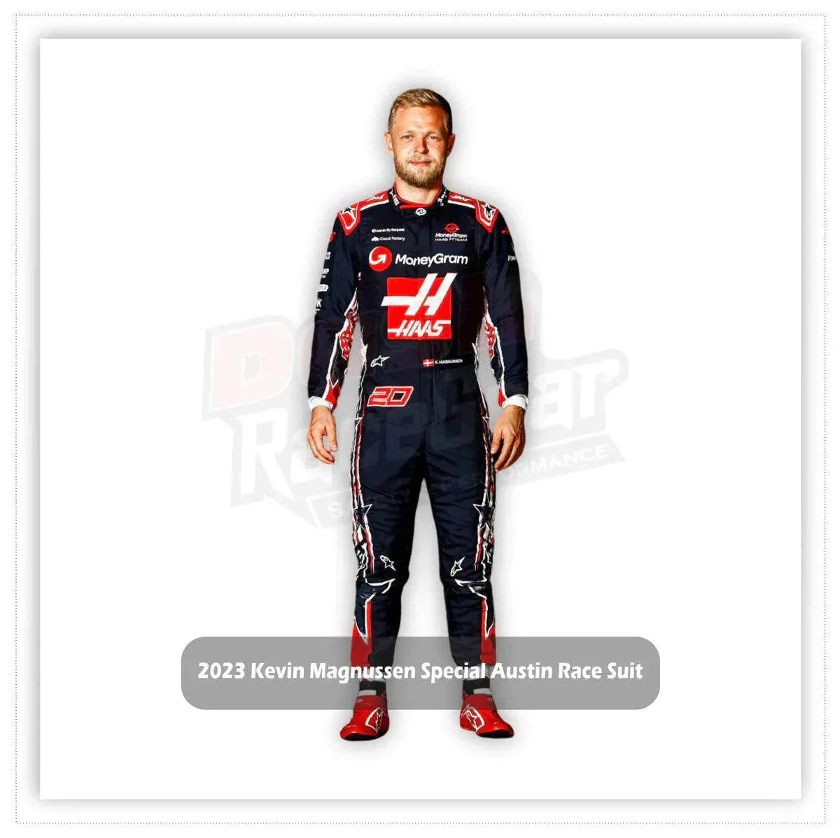 2023 Kevin Magnussen Special Austin Race Suit - US Grand Prix