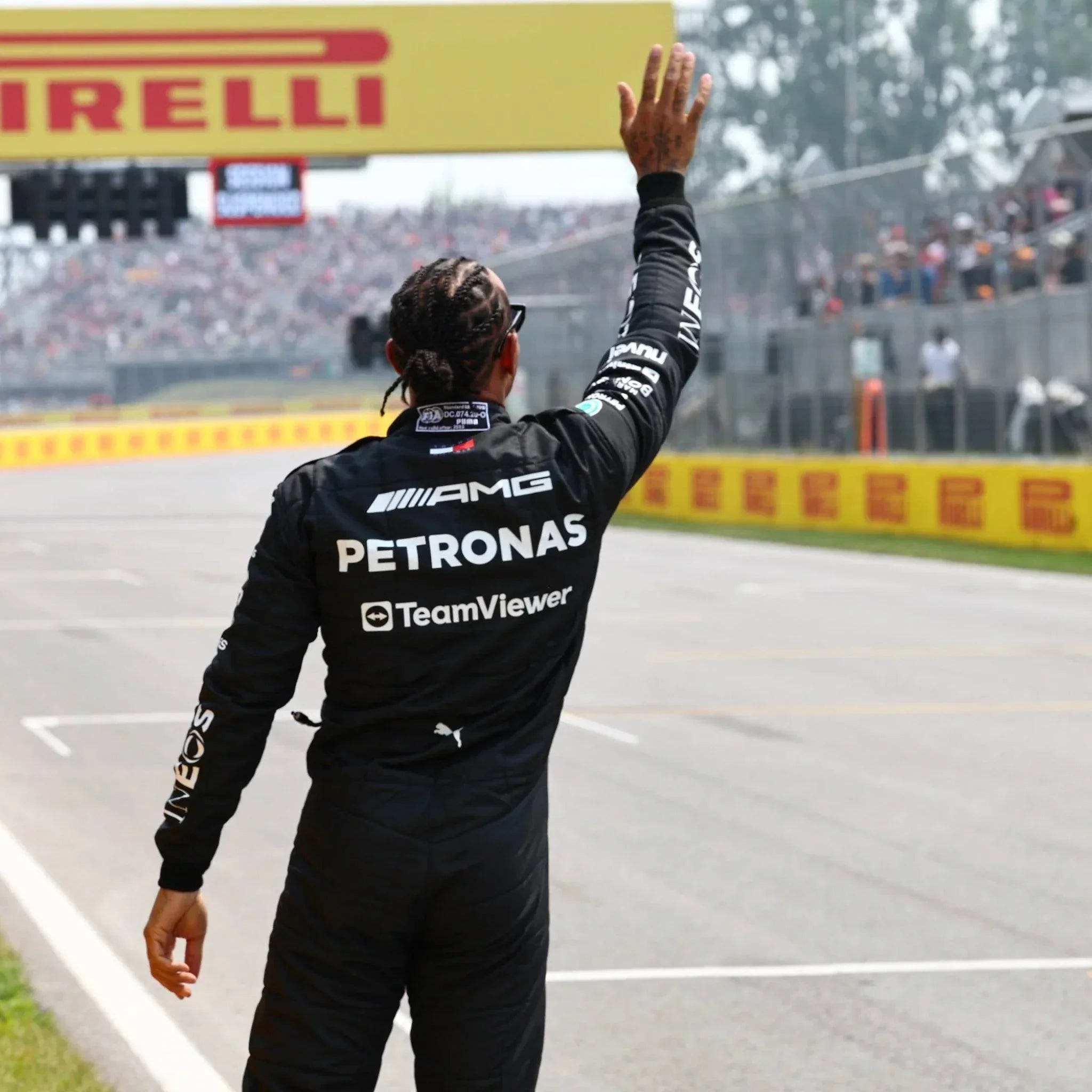 2023 Lewis Hamilton Mercedes F1 Kids Replica Race Suit