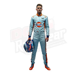 Logan Sargeant Gulf F1 Rennanzug 2023 Singapur GP