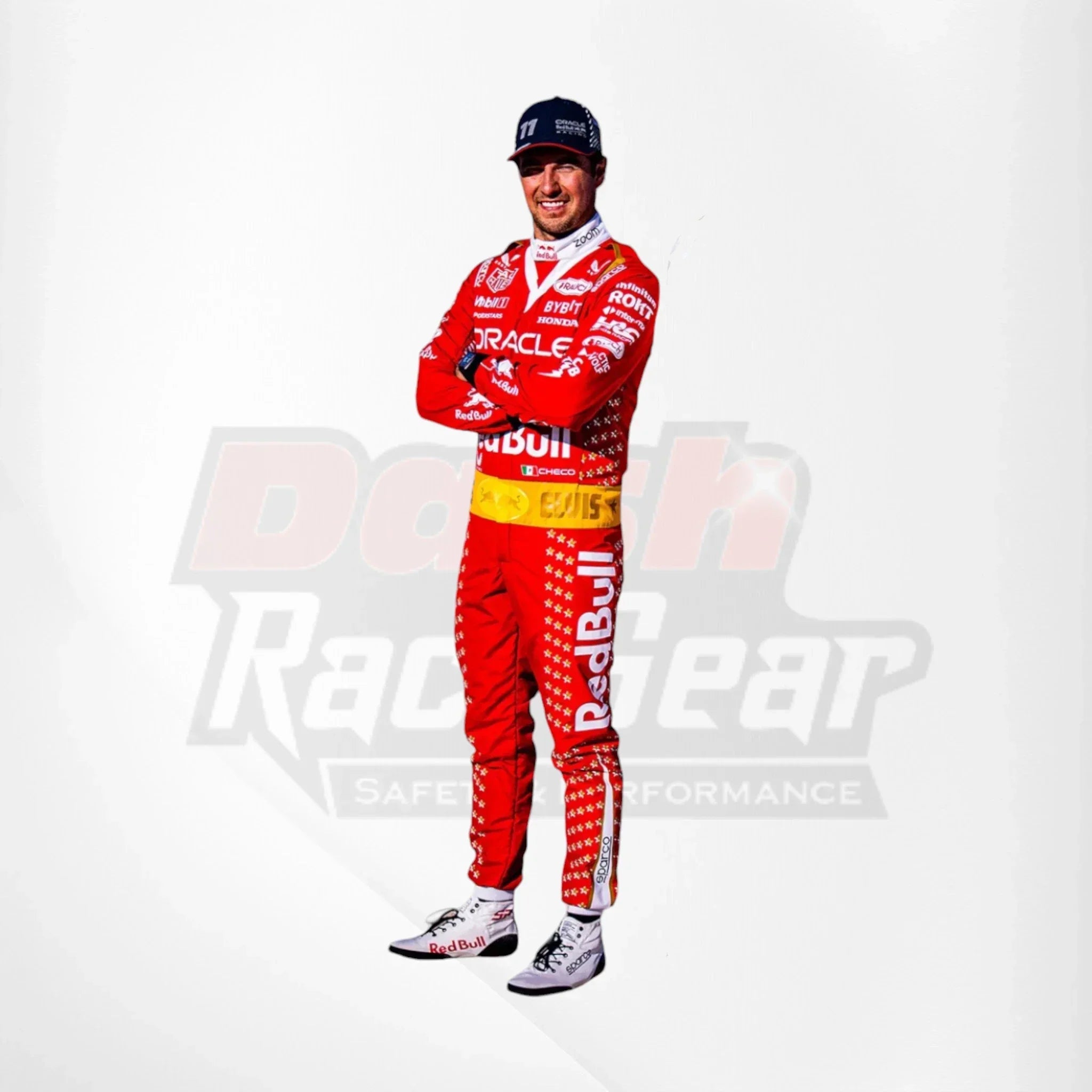 2023 Max Verstappen's Sergio Perez F1 Team Race Suit - Las Vegas Sergio Pérez