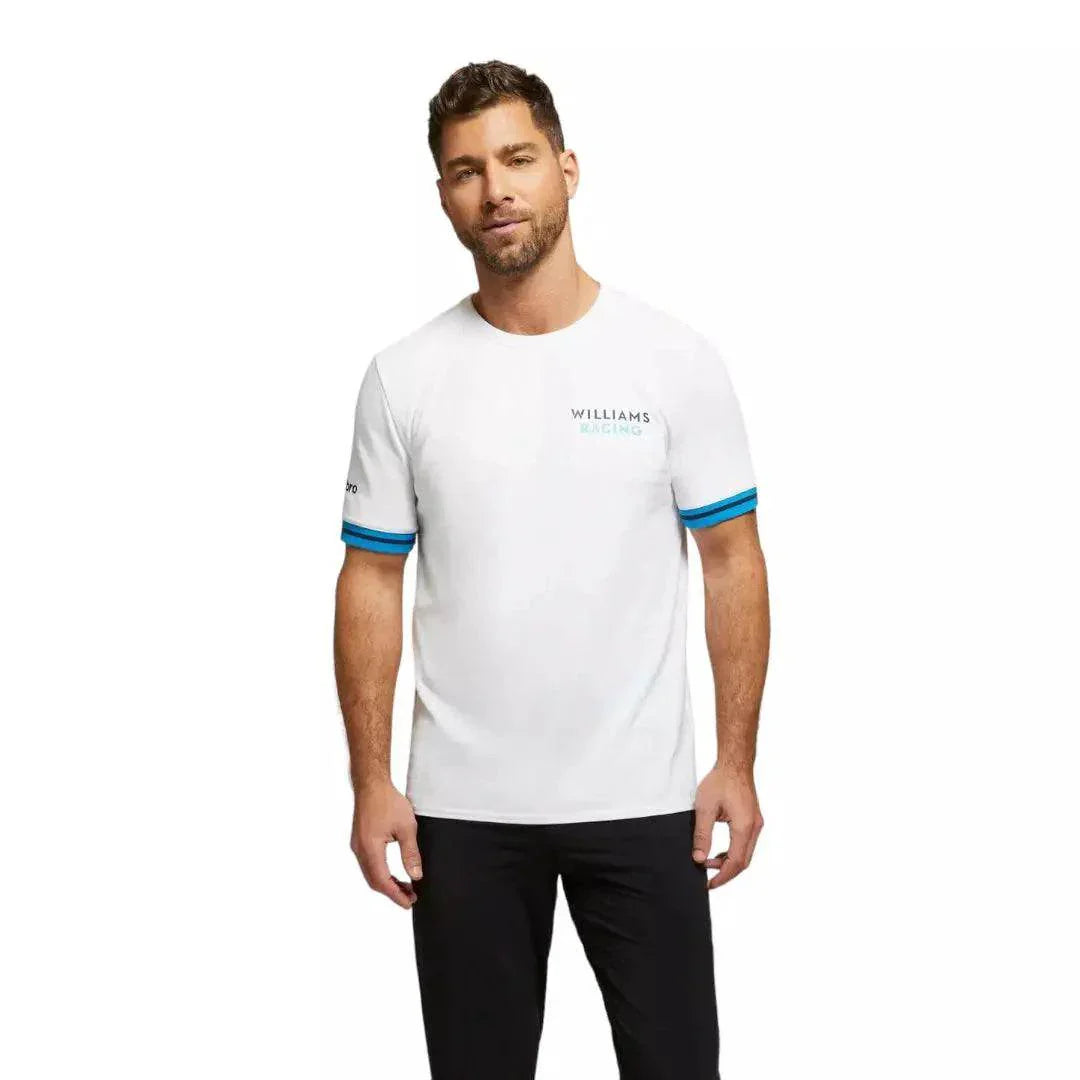 2023 Men's Off Track Presentation Tee White Williams Racing Men's